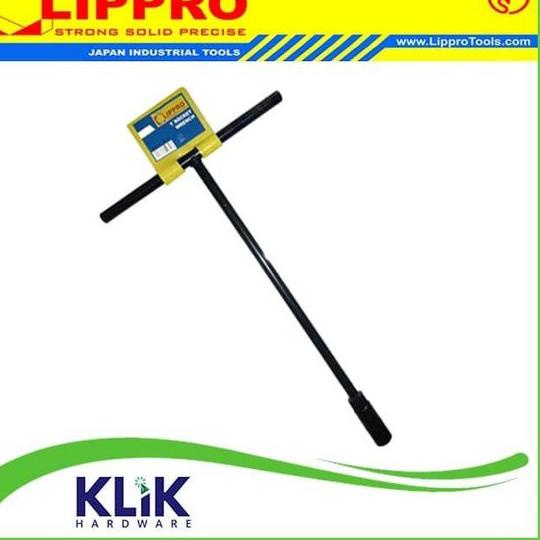 【NEW】 Lippro Kunci Sok Sock Shock T - Kunci T Lippro Pilih Ukuran 7 8 10 11 12 14 17 mm grosir
