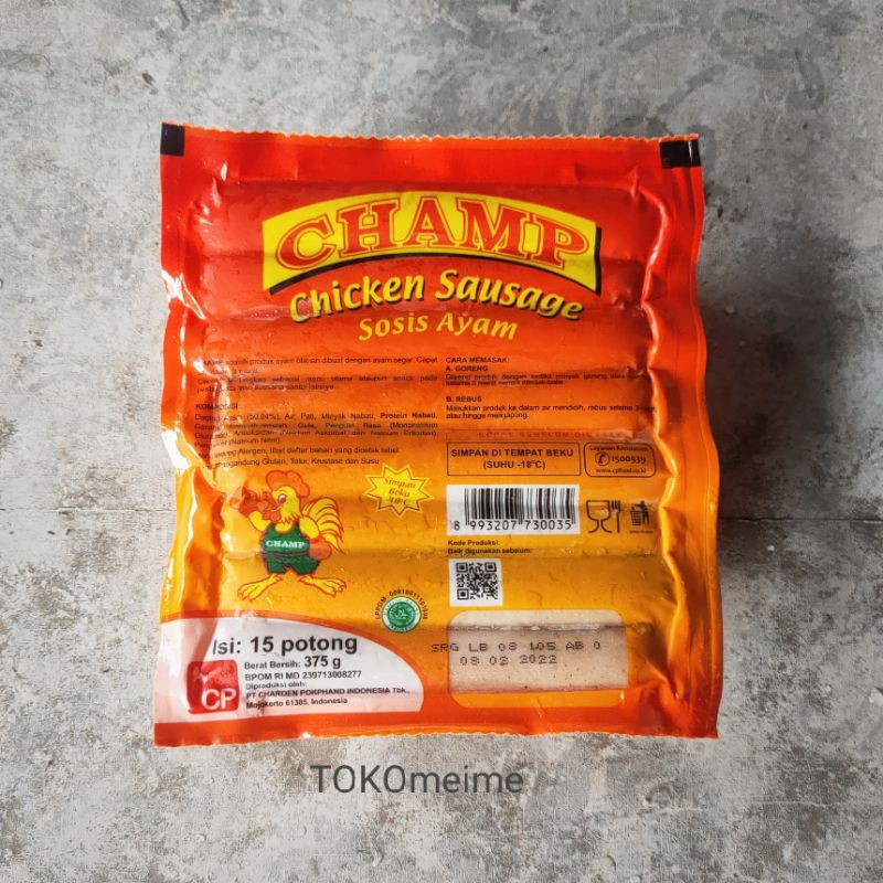 

CHAMP SOSIS AYAM 375gr