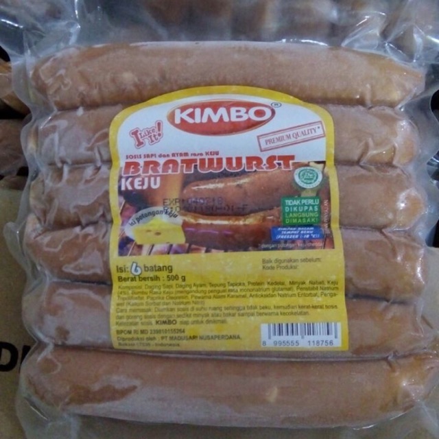 

Kimbo sosis keju 6s 500gr