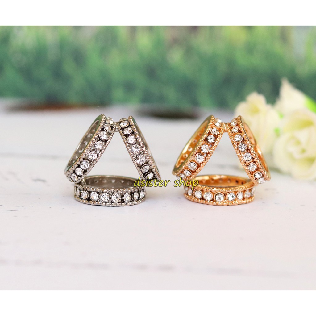 Bros Cincin Ring Aksesories Syal Hijab Bentuk Segitiga Cantik-4