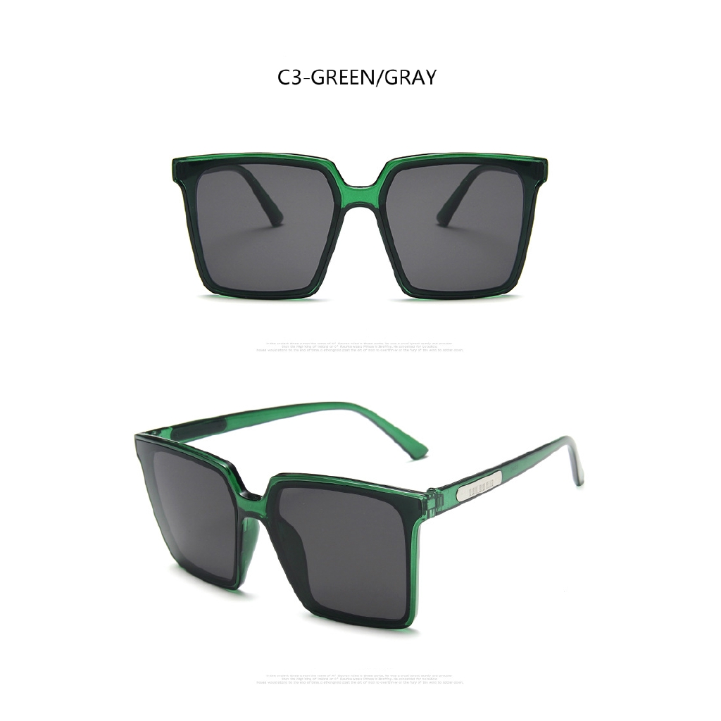 Fashionable Korean style personality street shooting big frame men's and women's sunglasses