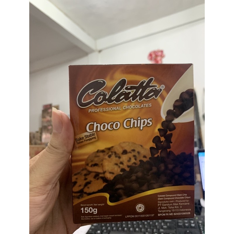 

colatta choco chips 150gr bake stable chocochip tahan panggang choco chip