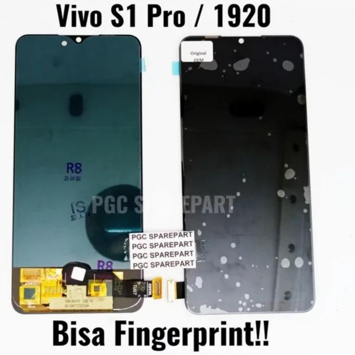 Terbagus.. Original OEM LCD Touchscreen Fullset Vivo S1 1970 - Vivo S1 Pro 1920 Bisa Fingerprint