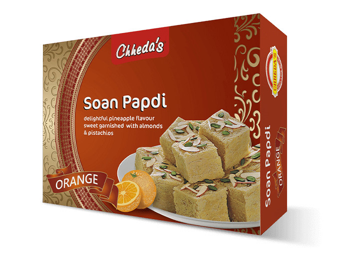 

CHHEDA'S SOAN PAPDI ORANGE 240 GM