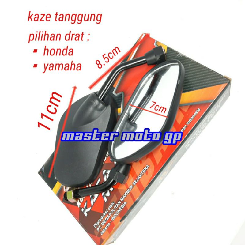 Spion Motor Spion kaze tanggung Spion model KAZE Mini Mpx Honda &amp; YAMAHA Universal