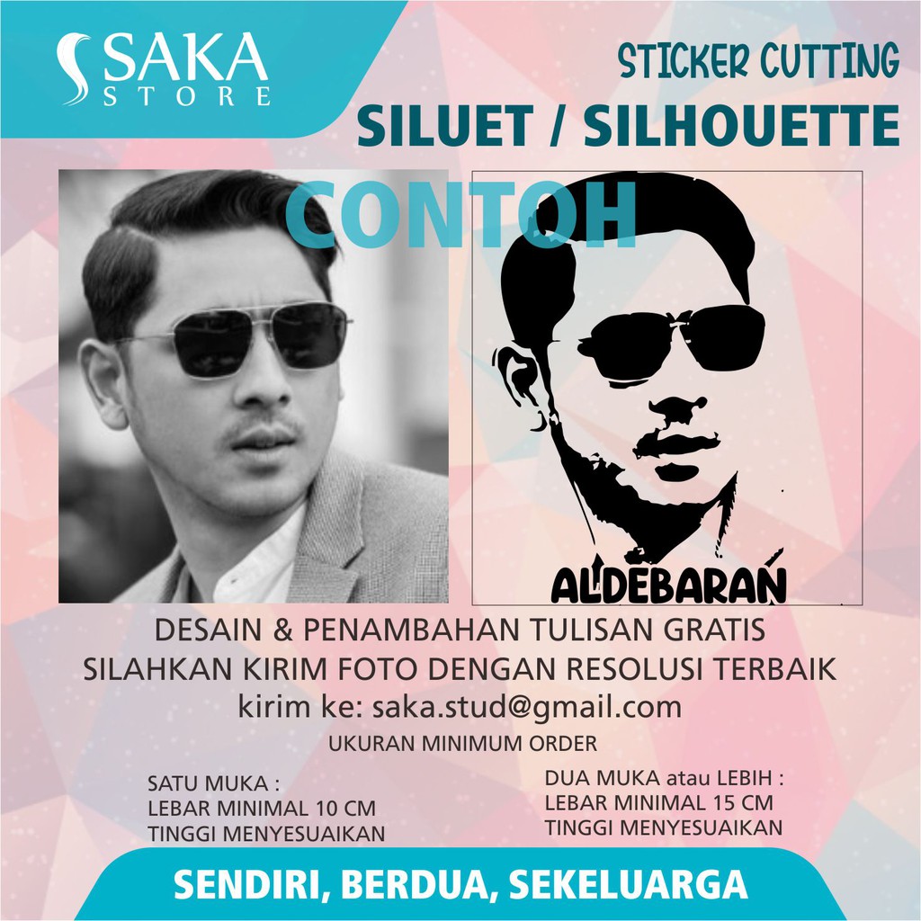 

Stiker Siluet / Sticker Sihouette / Cutting Sticker / Sendiri, Berpasangan, Rame-Rame