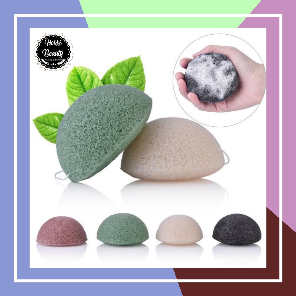 KONJAC / KONJEC SPONGE FACE WASH PUFF / SPON PEMBERSIH WAJAH KONJAK