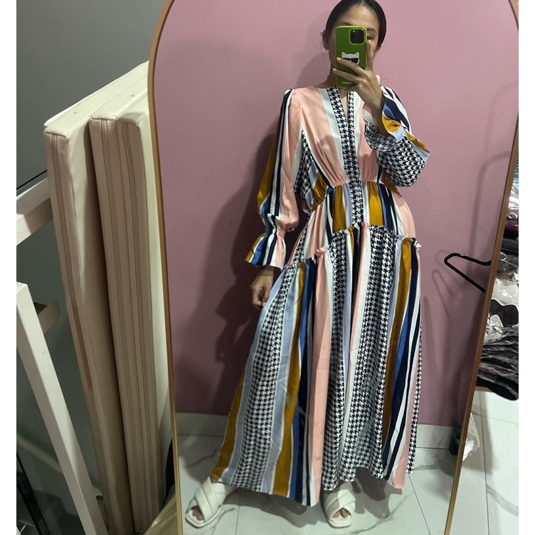 NABO - JAMAICA LONG STRIPE ( NEW EDITION) PO BLUE ELCTRIK