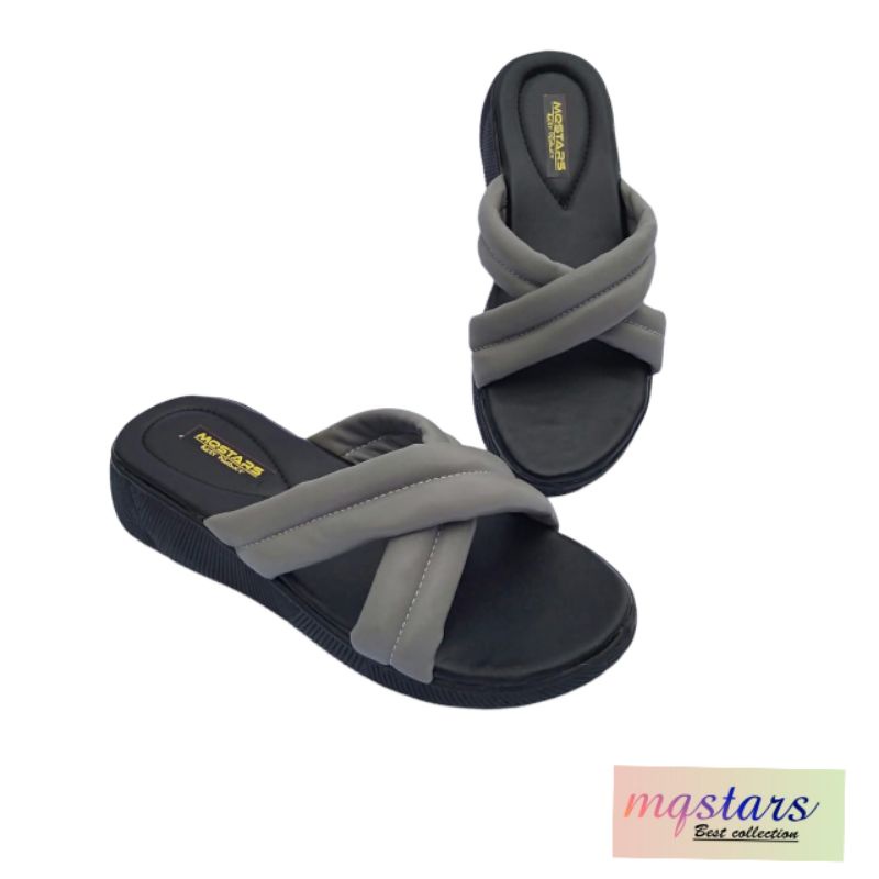 mqstars- Sandal Wedges Wanita Silang Empuk Platform Kekinian