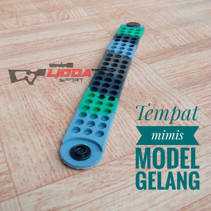 Tempat mimis -Tempat mimis gelang motif army