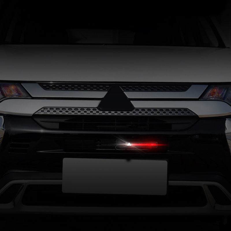 Stiker Emblem / Badge Lampu Depan Led Untuk Mobil Mitsubishi Triton Outlander Asx Lancer Evo Pajero Grandis Galant