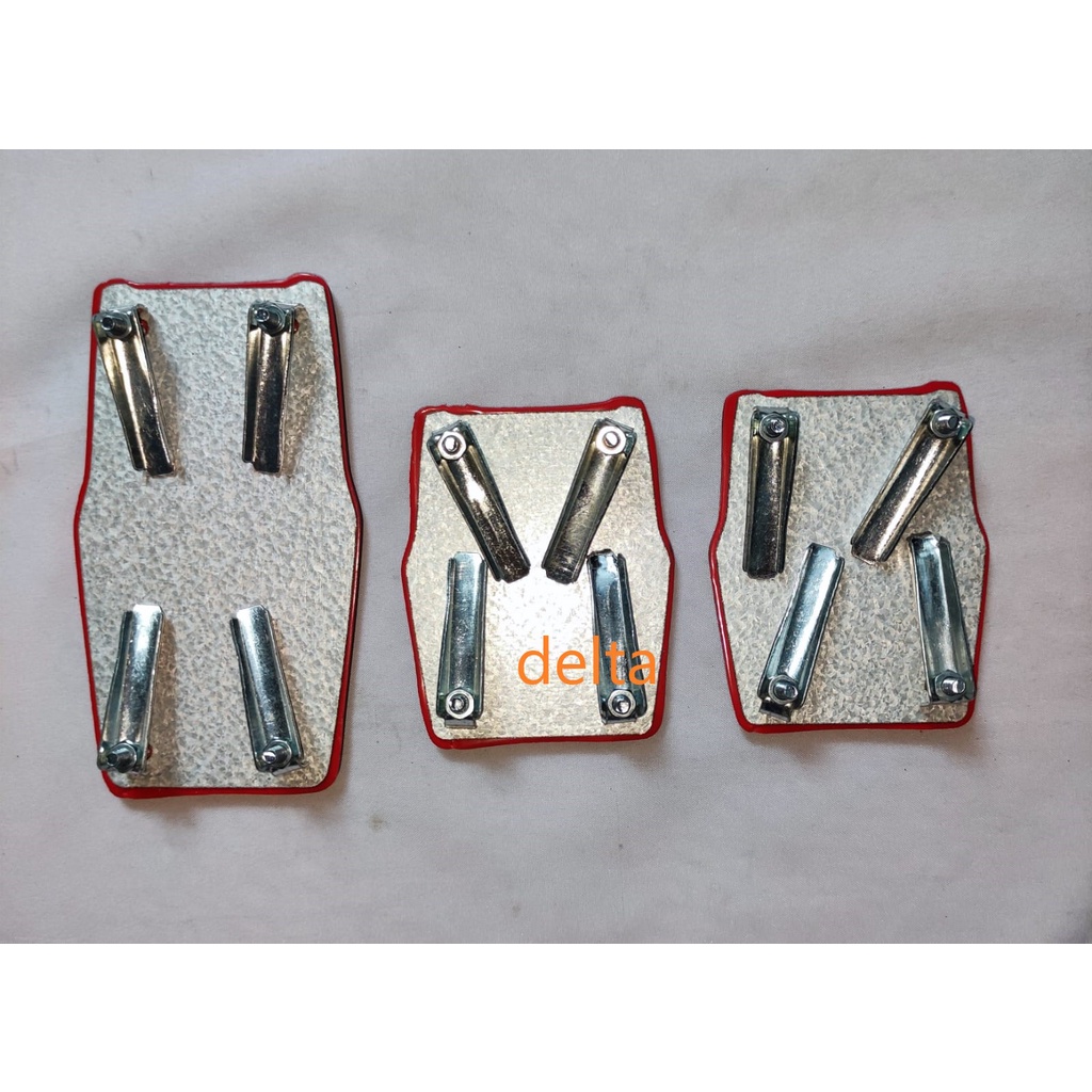 Pedal Gas Karet ISK Manual 3pcs Karakter Tulisan