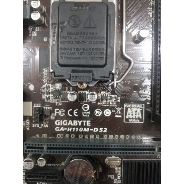 MOBO MOTHERBOARD GIGABYTE GA-H110M-DS2 SOCKET 1151 DDR4