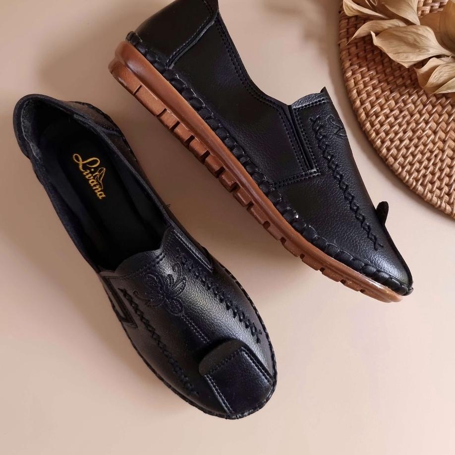 Terbaru.. Sepatu Flatshoes Pantofel Mabelle Wanita Perempuan Cewek Kerja Kantor Formal Loafers Flat 