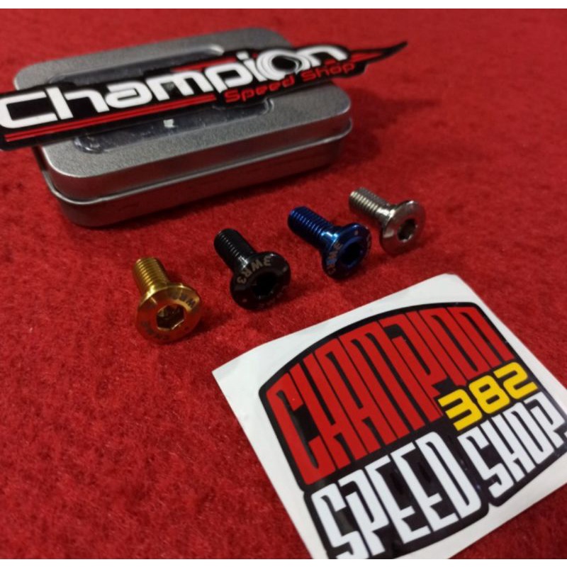 Baut Disk Disc Piringan Cakram Belakang Titanium WR3 ADV 10 CBR 250RR CBR250RR Jupiter MX 135