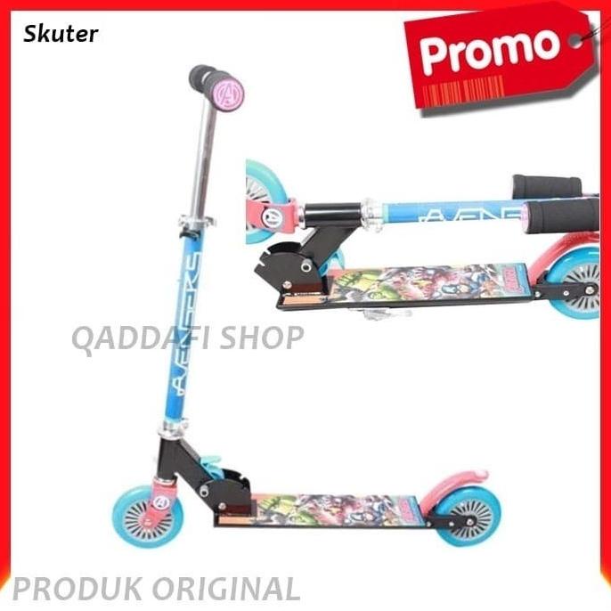 Skuter Otoped Anak Roda 2 Karakter Kokoh dan Kuat