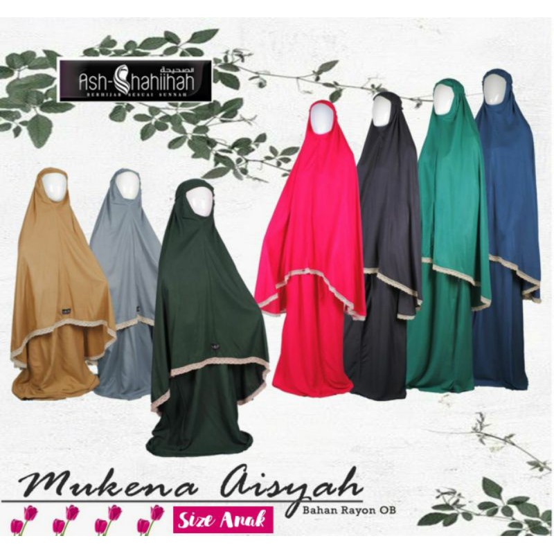 Mukenah Anak Polos "ASYRAF"