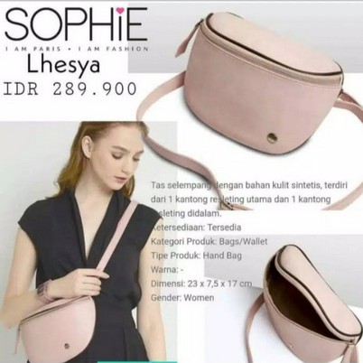 TAS SELEMPANG WAIST BAG WANITA LHESYA SHOPIE MARTIN SOPHIE PARIS PROMO TERBARU 2020