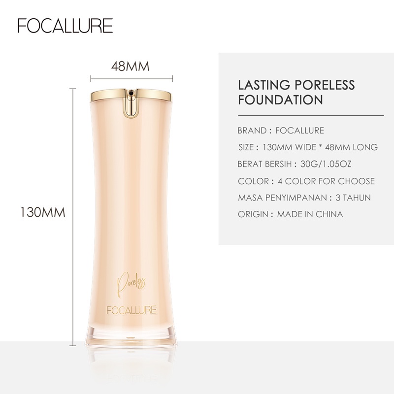 (READY&amp;ORI) Focallure Lasting Poreless Foundation FA205 FA 205