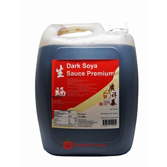 Kecap KCT Dark Soya Premium 5 liter ltr lt L / 5liter 5ltr