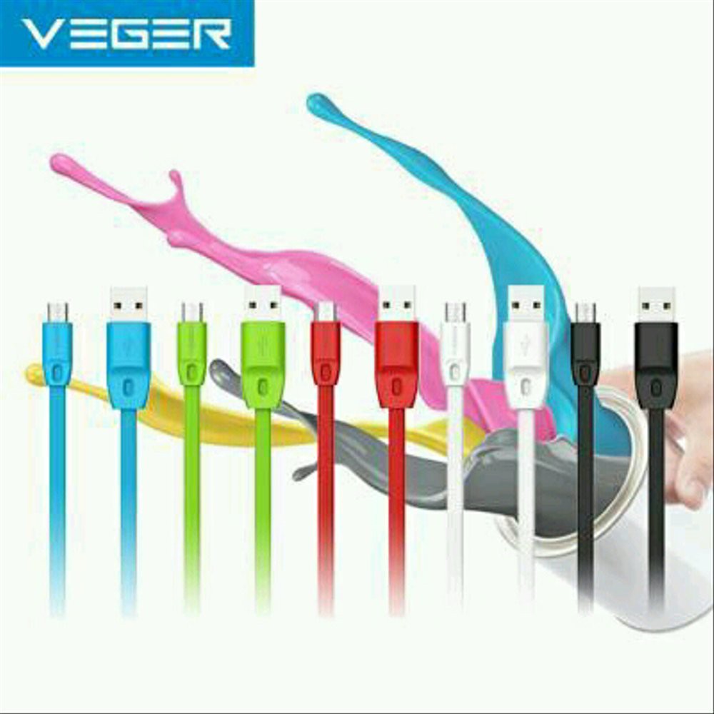 Kabel Data Charger VEGER VP-101 2.1A Micro Android USB 100CM Kabel Data VEGER Original