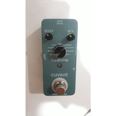 Cuvave Dig Reverb pedal efek murah Boss RV 5 copy digital multi efek Chorus Flanger