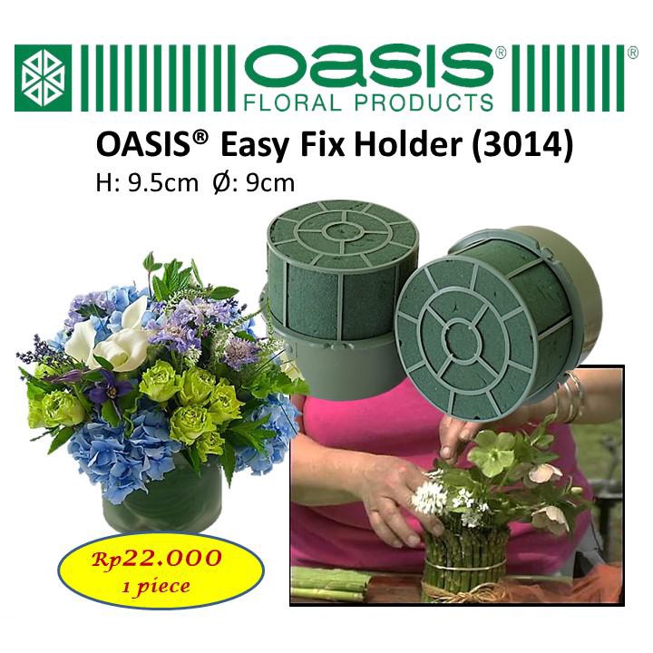 OASIS Easy Fix Holder ASLI barang florist vas bunga bulat wasis savana