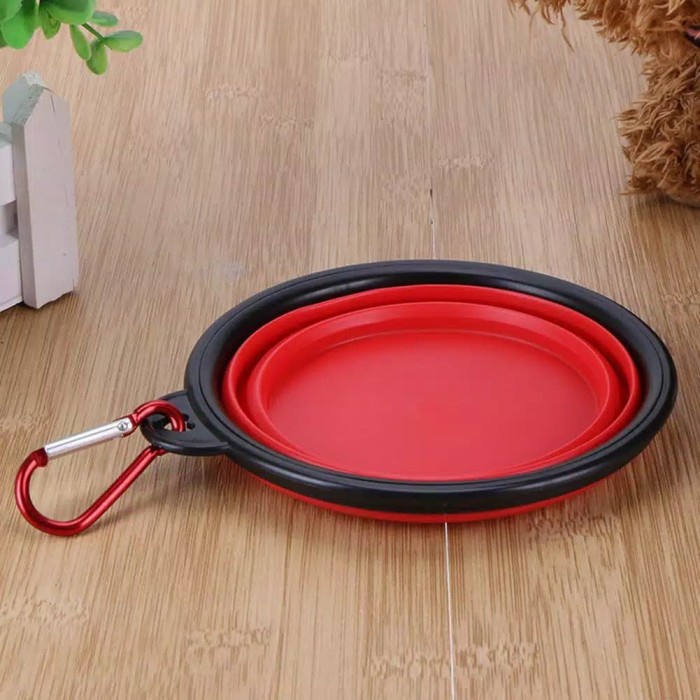 Pet Bowl Travel &quot;PORTABLE LARGE&quot; Tempat Makan Hewan