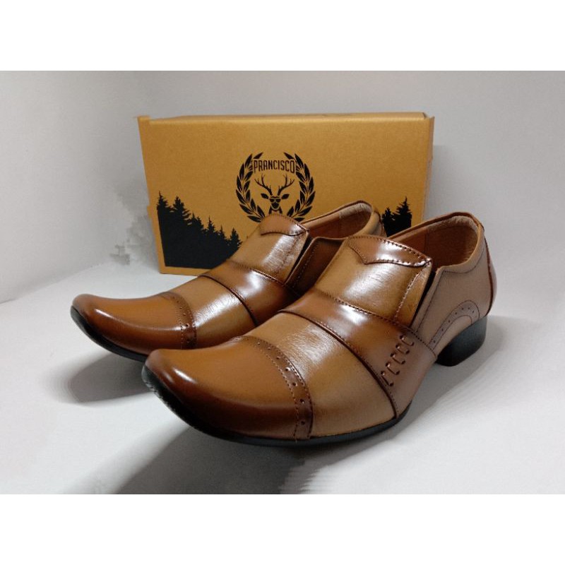 sepatu pantofel pria formal bahan kulit asli original leather PRANCISCO