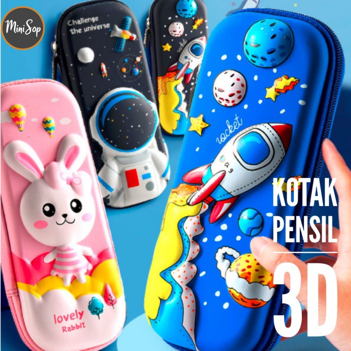 

Menakjubkan Tempat Pensil Kotak Pensil Smiggle 3D Hardcase Marvel Karakter Anak Bergaransi