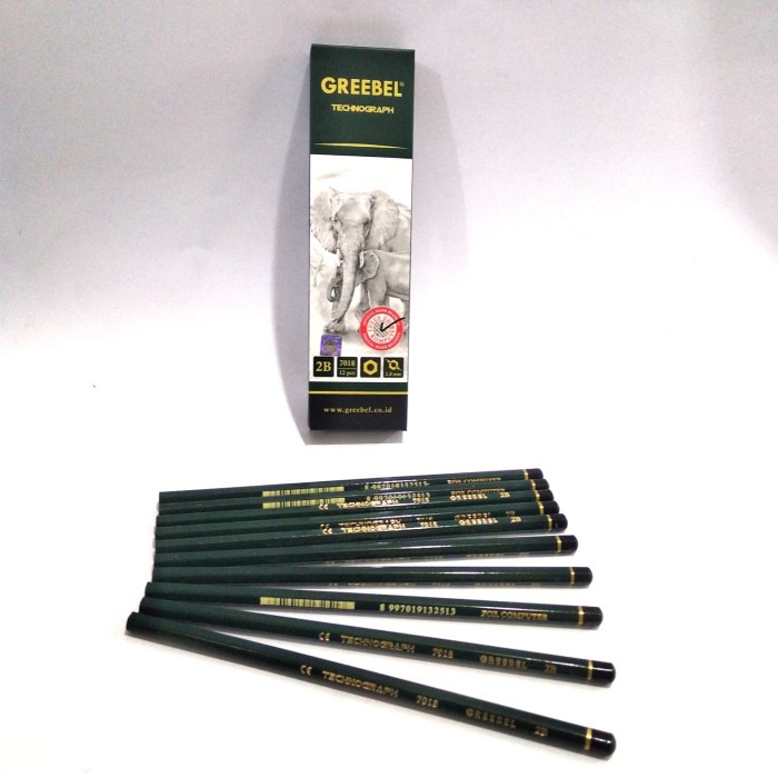 

Pensil Greebel 2B/HB Technograph ( SATUAN )