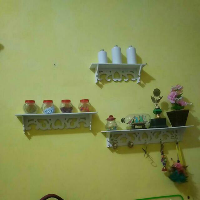 Rak Dinding Vintage 3in1