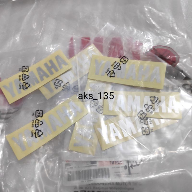 Stiker emblem yamaha tolbox tool box bagasi RX KING Rxking