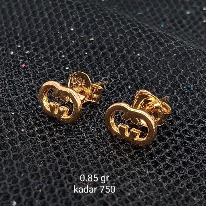 Anting Emas 17K - 0.85 gr Kadar 750 - 988