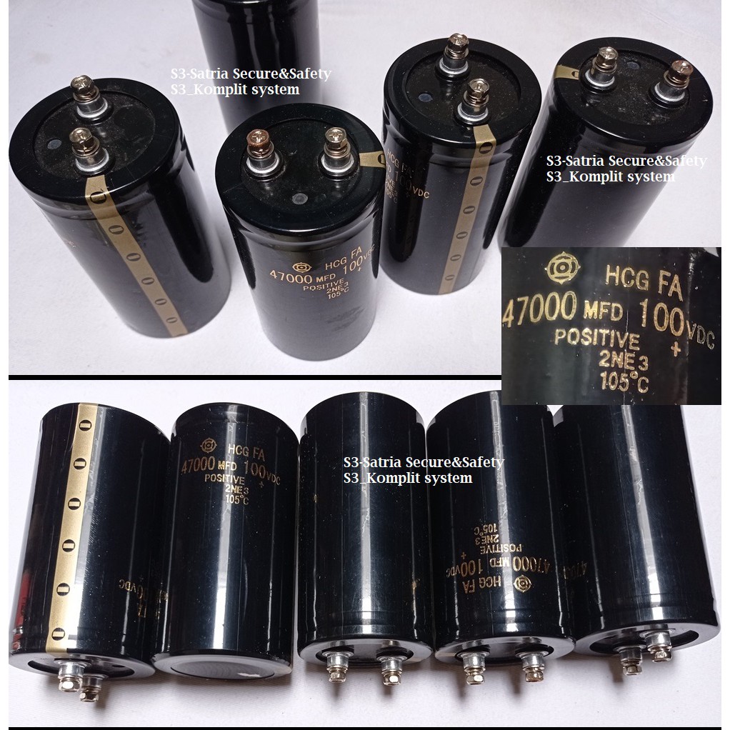 elco 47000uf 100v 47ribu Elco 47000 uf 100 v 47.000 47000MFD 100vdc
