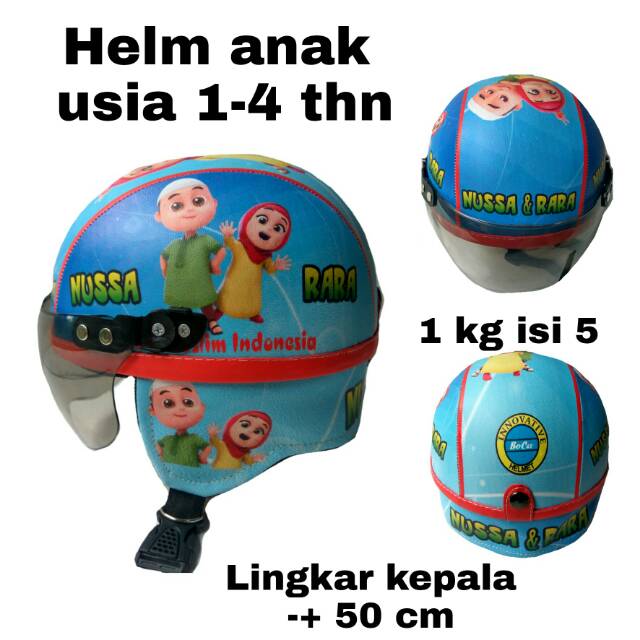 Helm anak Nussa & Rara
