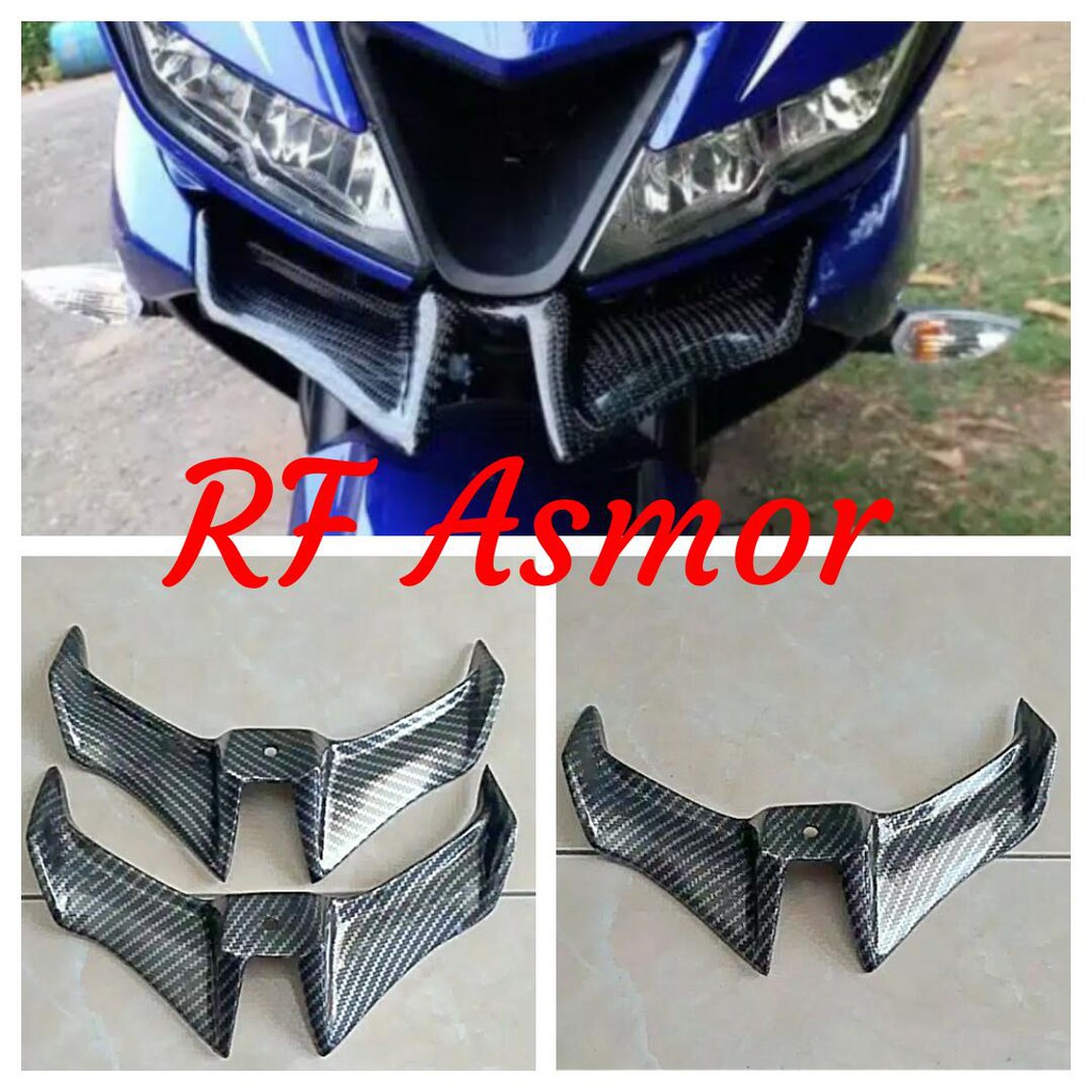 ( BISA COD ) Winglet Karbon Yamaha All R15 / Winglet Carbon R15 All  / Winglet Karbon R15 V1/ V2 /V3