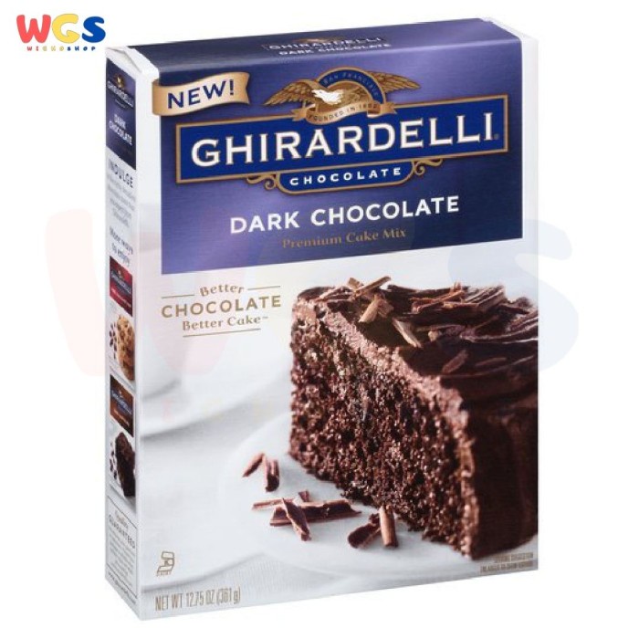 

Ghirardelli Dark Chocolate Premium Cake Mix Box 12.75oz 361g