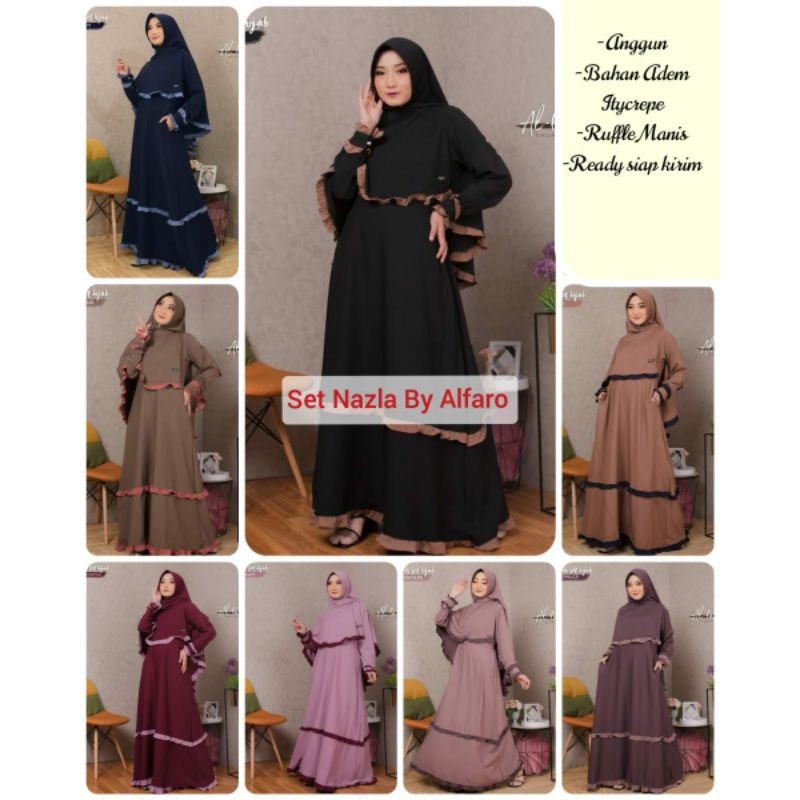 Set Nazla Syari ori Al Faro
