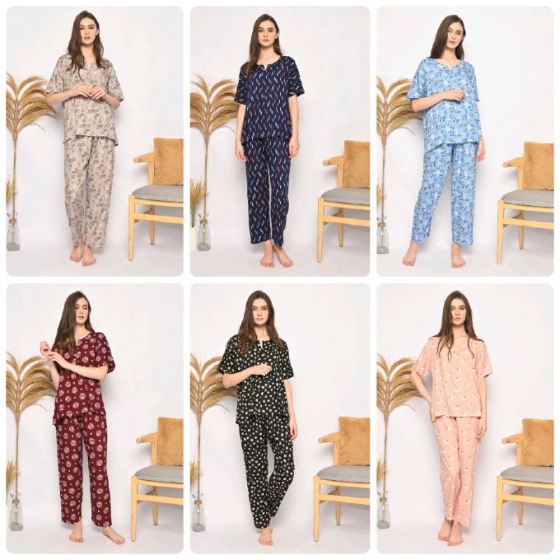 ONE SET PIYAMA RAYON-7