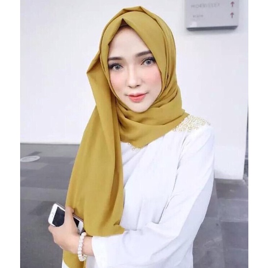 (LOLI) 21-40 Jilbab  Pashmina Polos Sabyan Terbaru