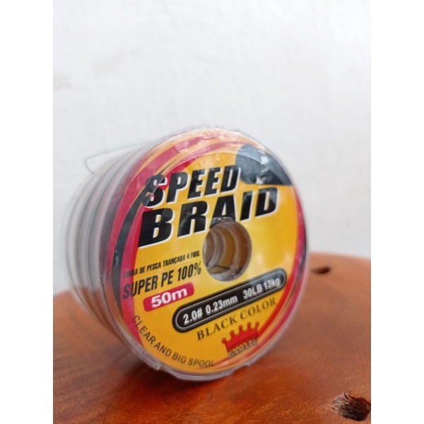 Senar Super PE 50m Speed Braid Black Color 0,23/0,28/0,32/0,37