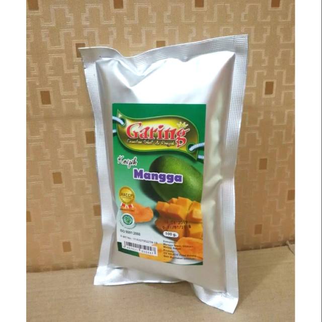 KERIPIK BUAH MANGGA GARING/CEMILAN MALANG/OLEH-OLEH KHAS MALANG