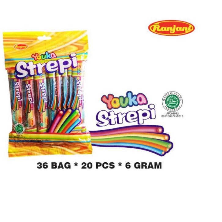 

(TERLARIS) <<!!>> 905KYN Permen Youka Strepi (1 pack isi 20 pcs)