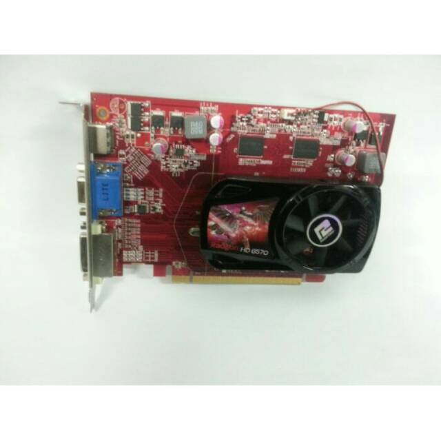 VGa Card Power Color ATI Radeon HD 6570 1GB DDR3 128 Bit