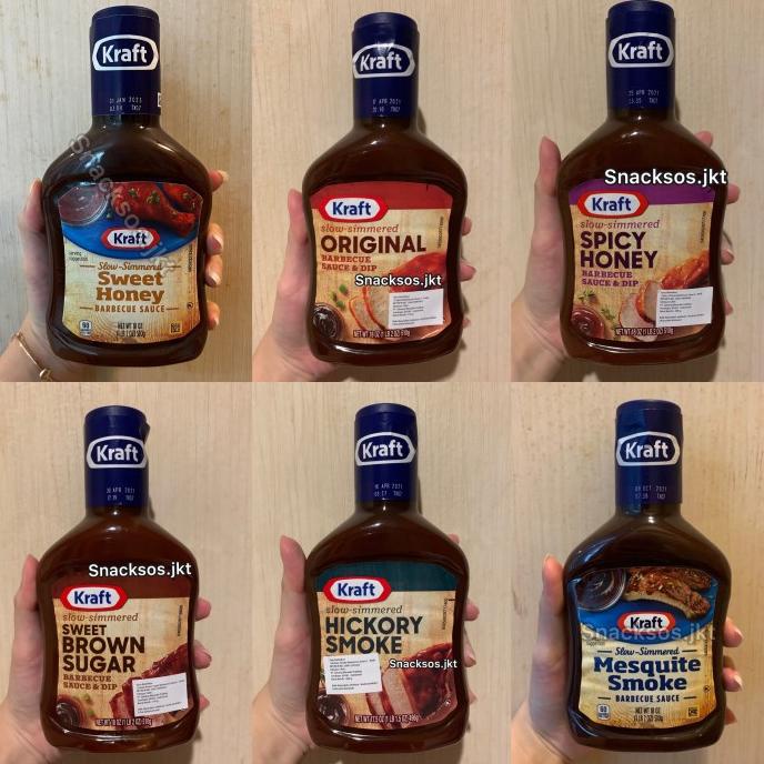 

[[COD]] KRAFT BBQ SAUCE ORIGINAL / SPICY HONEY / HICKORY SMOKE / SWEET BROWN TERBAIK Kode 462