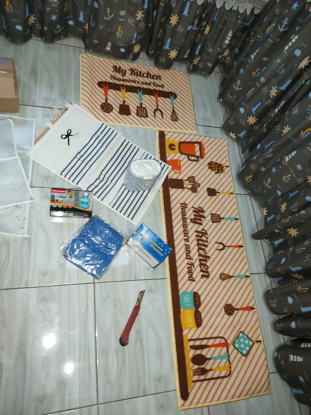 Large Tempat Kotak Penyimpanan Susu Bubuk Toples Portabel Sealed