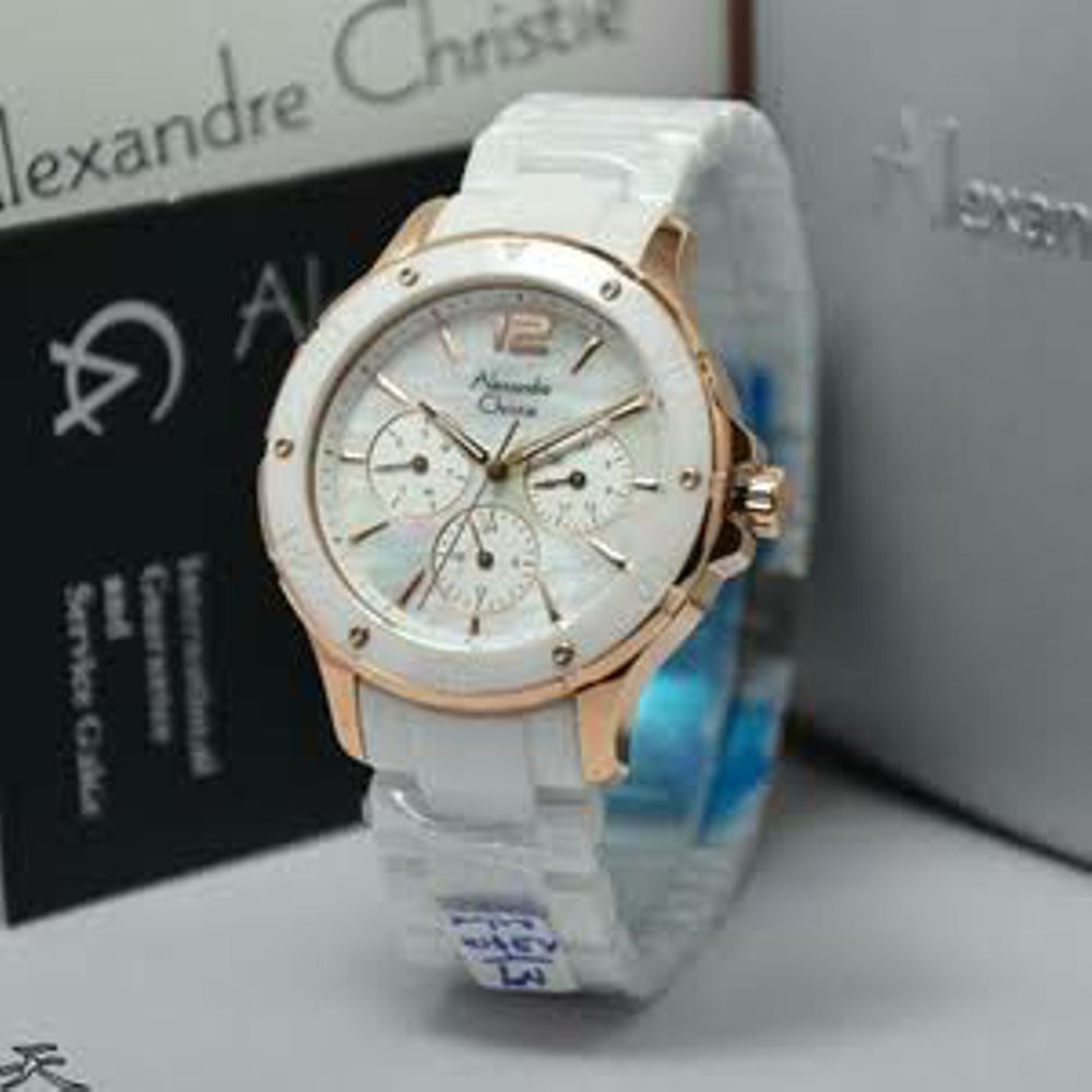 ALEXANDRE CHRISTIE KERAMIK ORIGINAL MEWAH ELEGAN #GROSIR JAM TANGAN