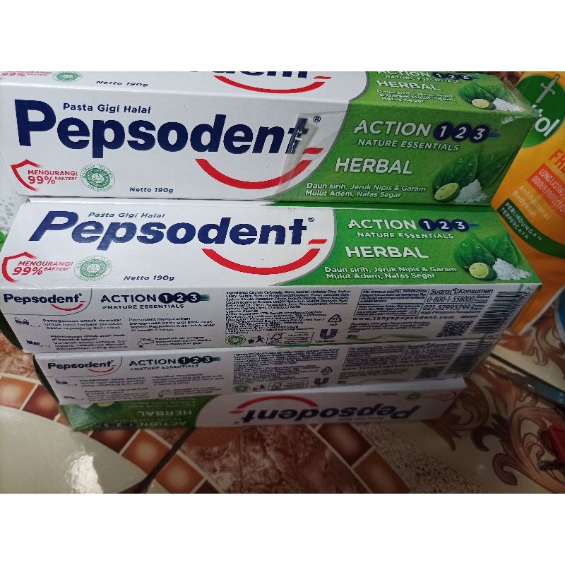 pepsodent herbal 190g