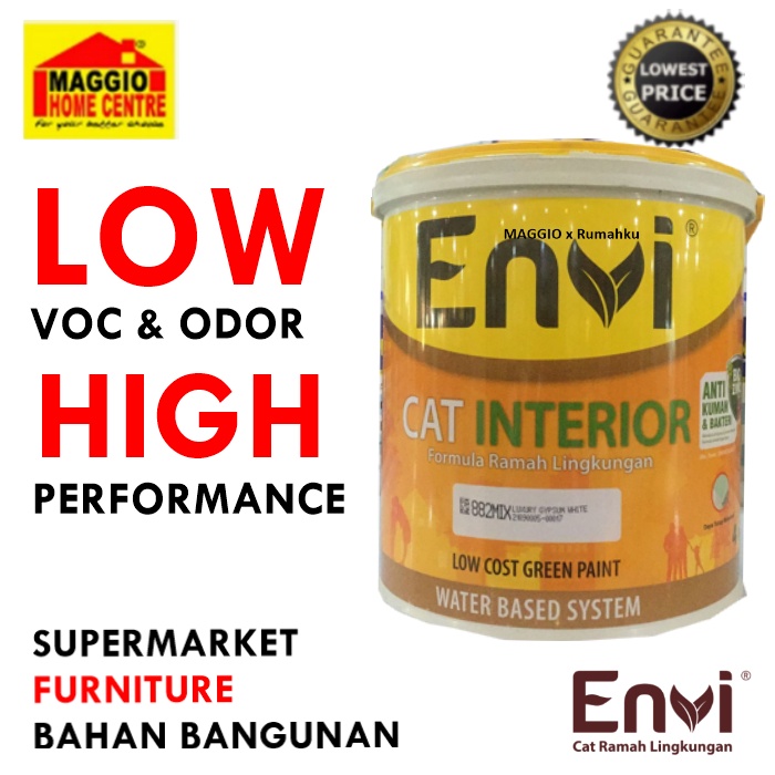 Jual CAT TEMBOK INTERIOR 4KG CAT TEMBOK 4KG ENVI 822 INDACO